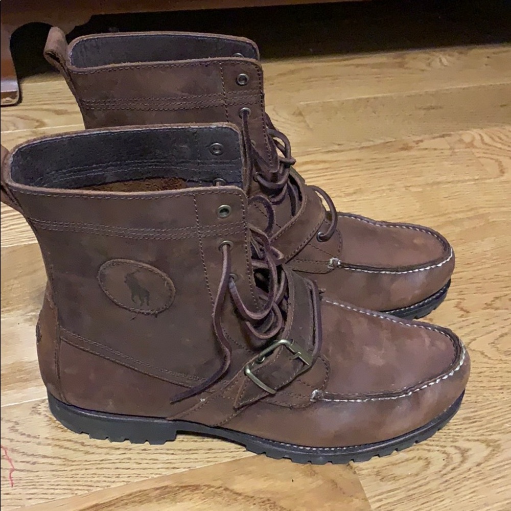 Men’s Ralph Lauren Leather Ranger Boots